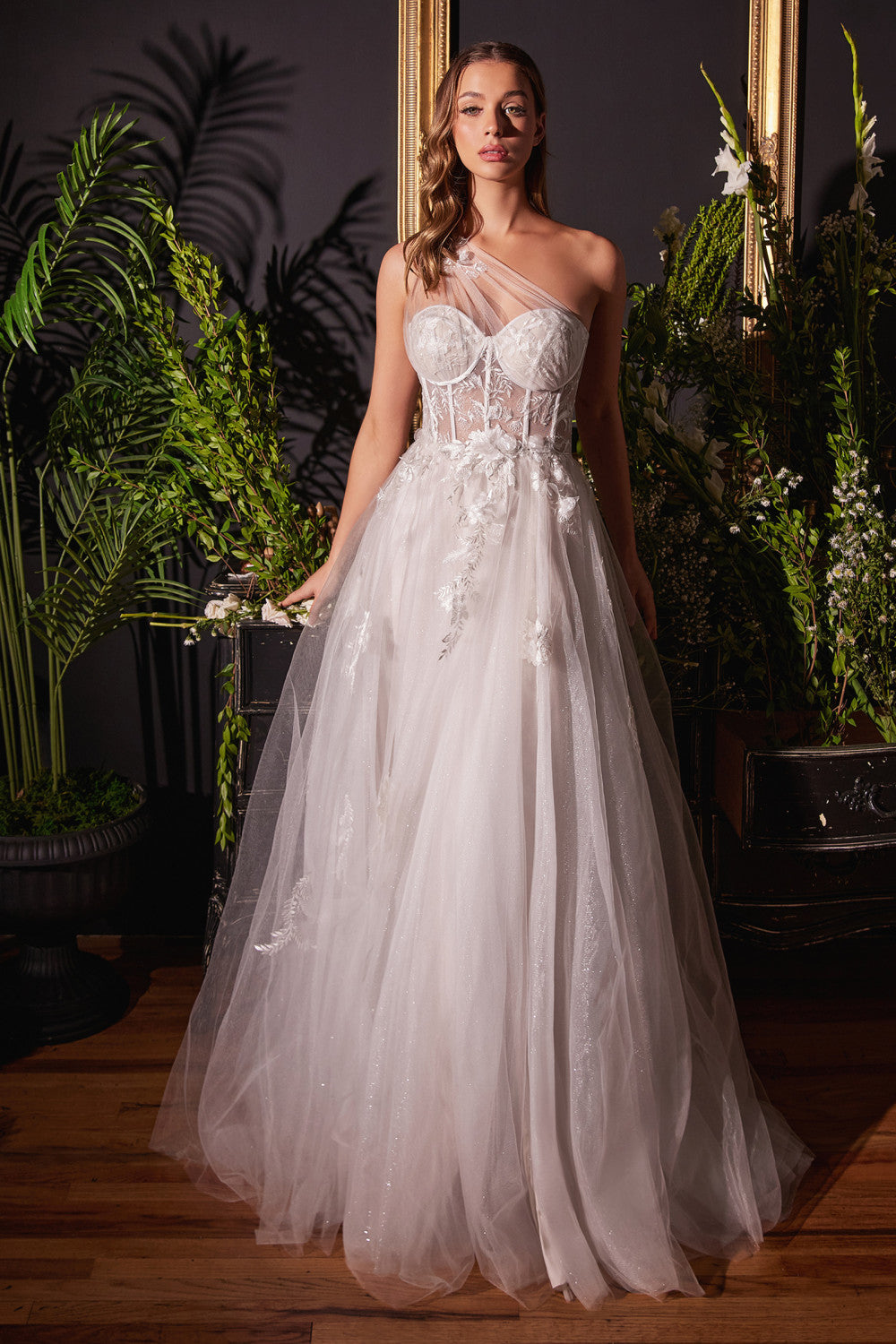 Andrea & Leo A1053W Strapless Long A-Line Wedding Gown