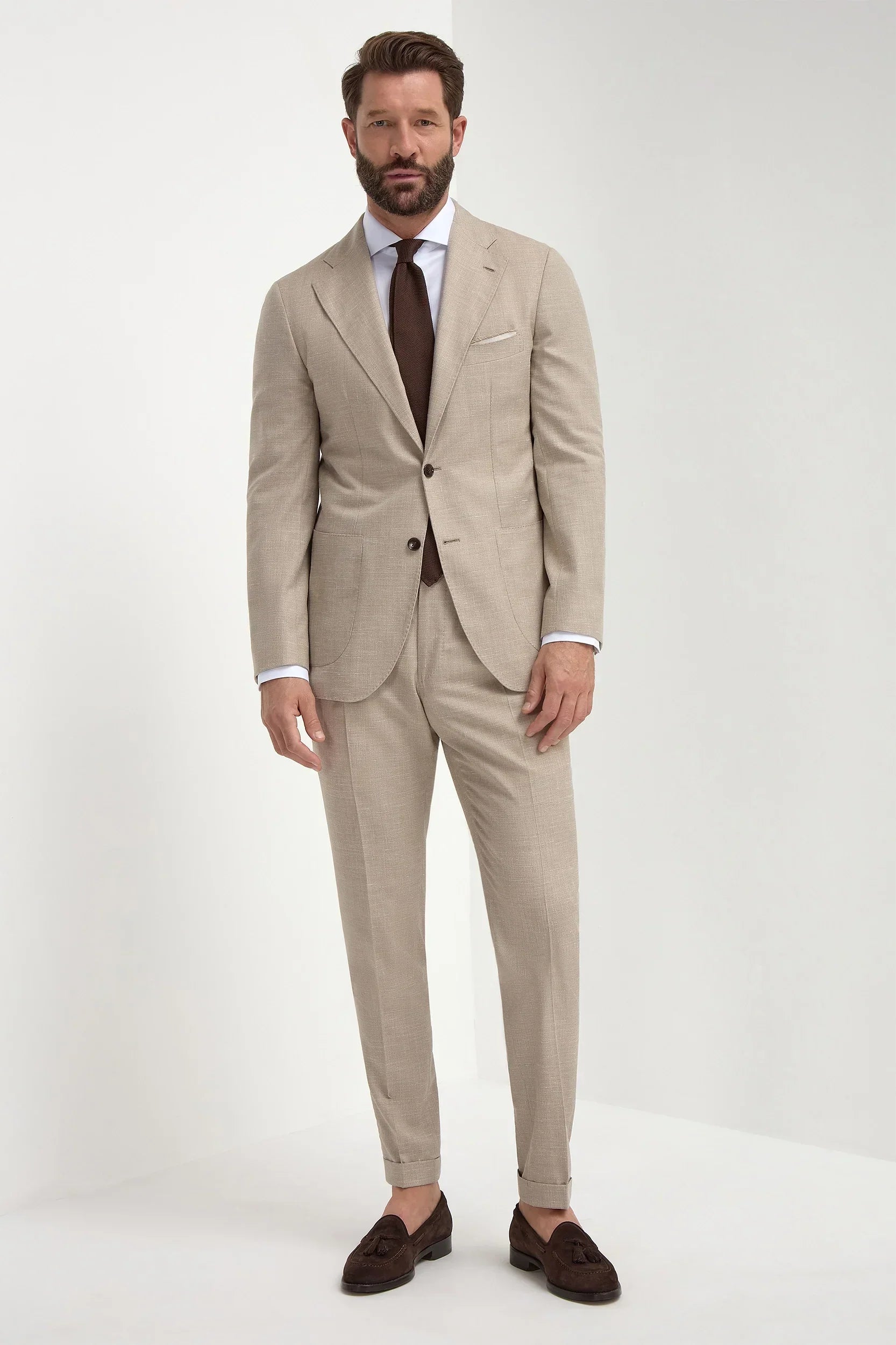 Beige Suit - Made in Italy