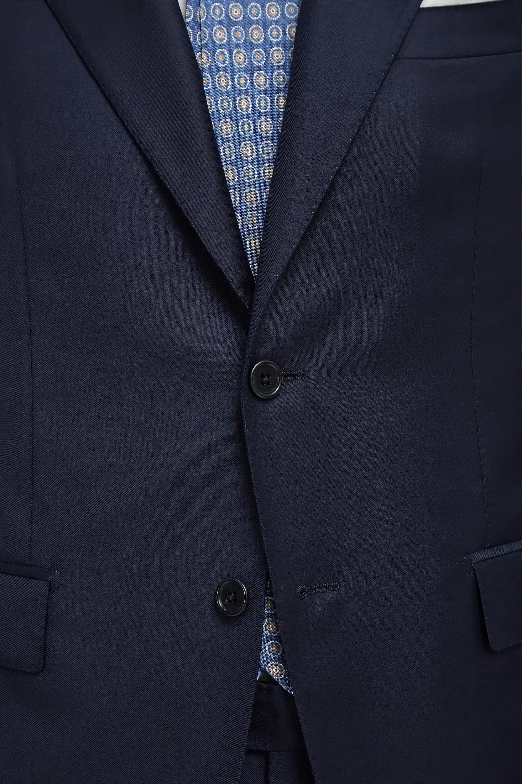 Blue Full Canvas Suit - Made in Italy