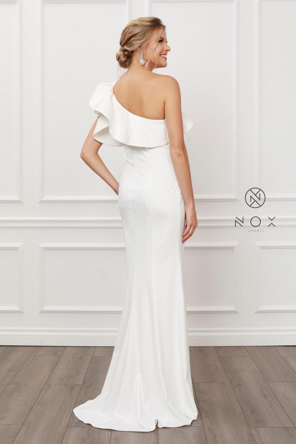 Formal Long Off Shoulder Wedding Dress