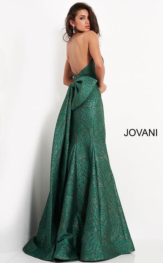 Jovani 04158 Long Strapless Mermaid Prom Dress