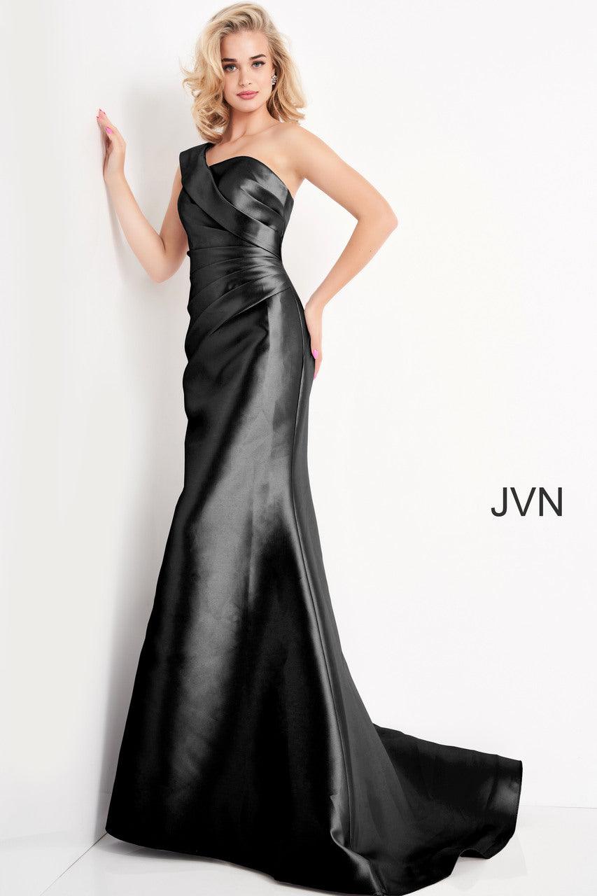 Jovani 04723 One Shoulder Long Mermaid Evening Dress