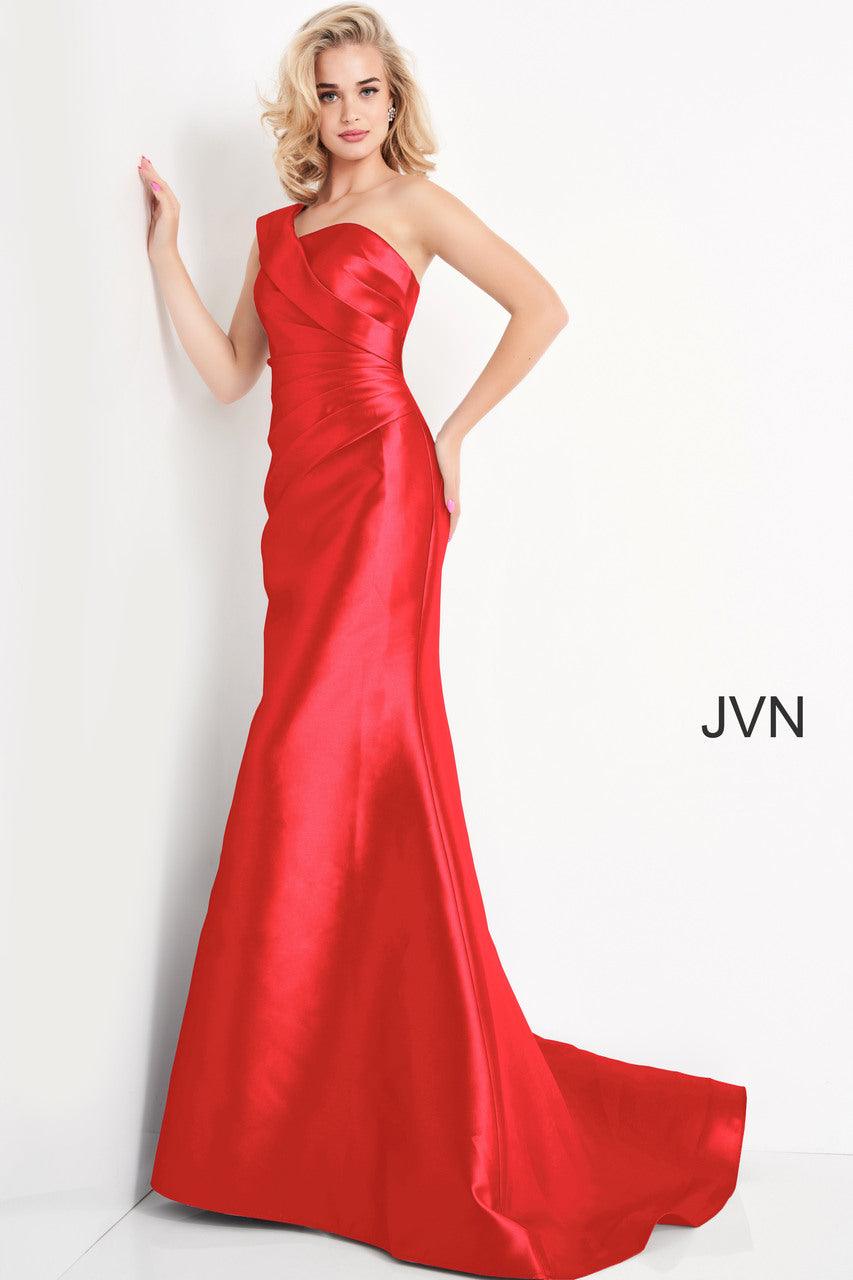 Jovani 04723 One Shoulder Long Mermaid Evening Dress